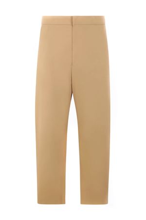 Pantaloni in cotone beige JIL SANDER | J47KA0255J45039218